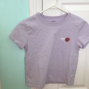 Purple vans tee